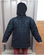 Custom Made Bushcraft Black Wool Boreal Anorak