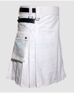 Deluxe White Kilt