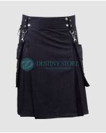 Fashion Kilt with Detachable Pockets
