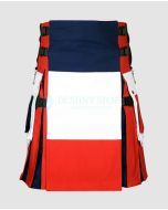 French Flag Patriotic Kilt