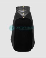 Girls Leather Look Fleece Over Skirt