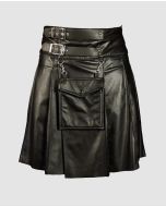 Gothic Leather Steampunk Kilt