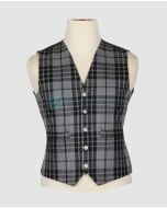 Scottish Grey Tartan Kilt Waistcoat
