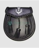 Hand Braided Celtic Leather Sporran