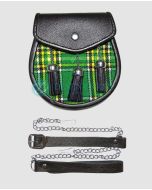 Irish Tartan made sporran