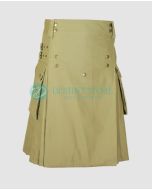 Khaki Utility Work Kilt