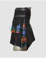 Ladies LGBT Hybrid Tartan Kilt