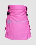 Ladies Pink Fashion Kilt