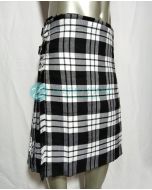 MacFarlane Black and White Tartan Kilt
