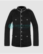 Men Gothic Military Commander Jacket