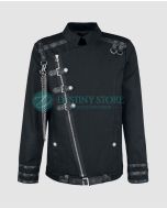 Multi Buckle Men Gothic Jacket