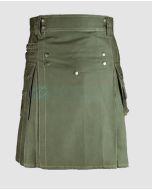 Olive Green Scout Utility Kilt
