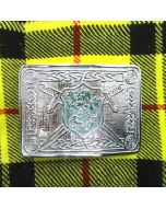 Saltire Lion Rampant Buckle for Kilt Belt