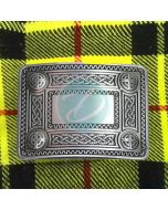 Scottish Celtic Studded Buckle for Kilt Belt