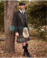 Grey Tartan Clan Kilt