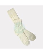 Scottish Kilt Hose Sock Cream Color