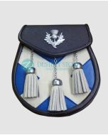 Scottish Semi Dress Saltire Kilt Sporran