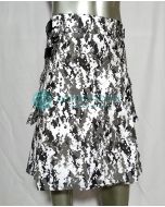 Snow Digital Camouflage Kilt