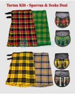 matching tartan kilt with tartan sporran