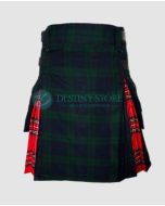 Two Tartan Hybrid Fashion Kilt