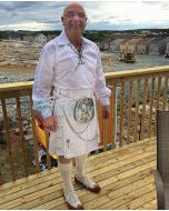 All White Wedding Kilt