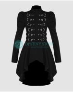 Women's Black Military Gothic Jacket 