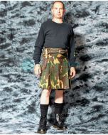Military Woodland Camo Kilt