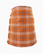 Tennessee Volunteer Orange Tartan Kilt