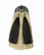 White Horse Hair Celtic Cantle Kilt Sporran