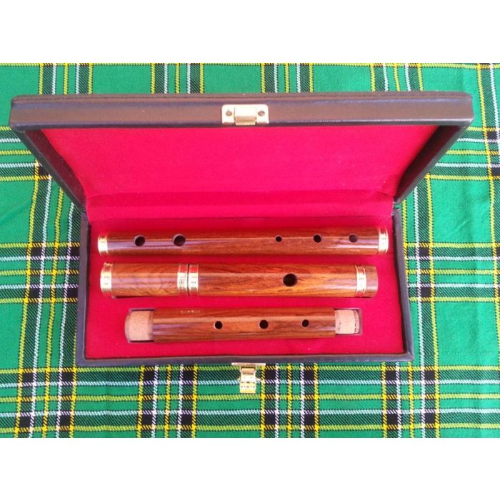 4 Piece Irish Rosewood Flute