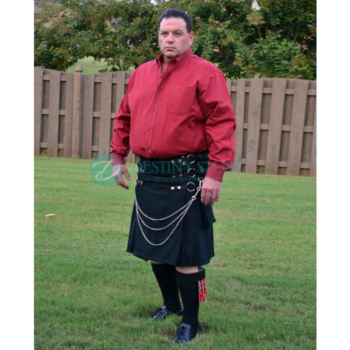 Fashion Kilt with Chains for Men