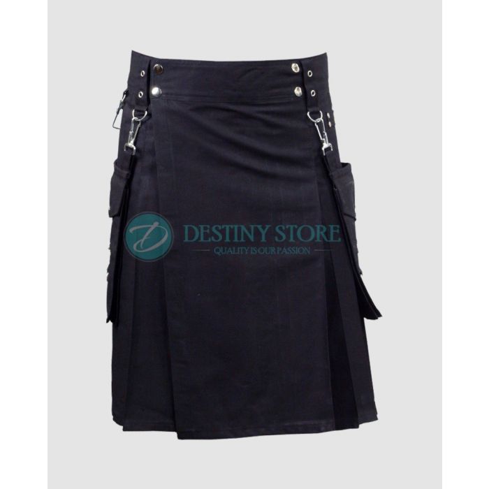 Fashion Kilt with Detachable Pockets