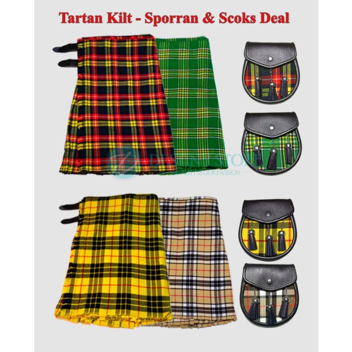 matching tartan kilt with tartan sporran