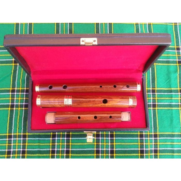 4 Piece Irish Professional Rosewood D Flute