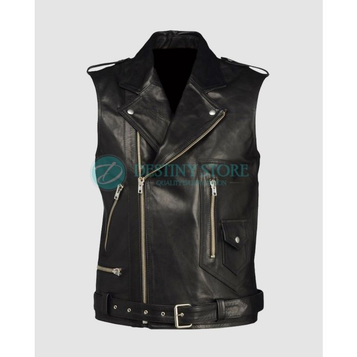 Ghost Rider Leather Vest