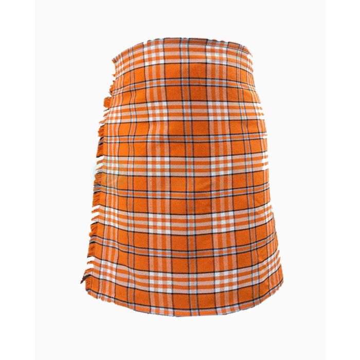 Tennessee Volunteer Orange Tartan Kilt