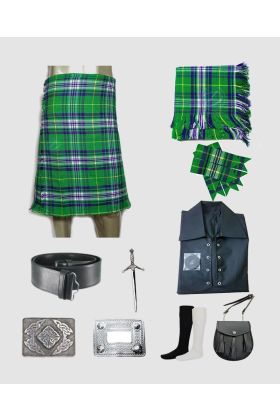 Jones Welsh Tartan Kilt Outfit