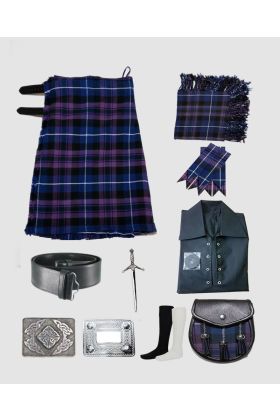 Pride of Scotland Tartan Kilt Wedding Outfit