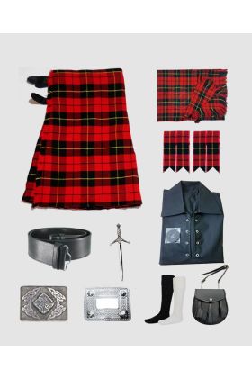 Wallace Tartan Kilt Wedding Outfit