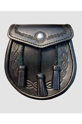 Ancient Embossed Leather Sporran
