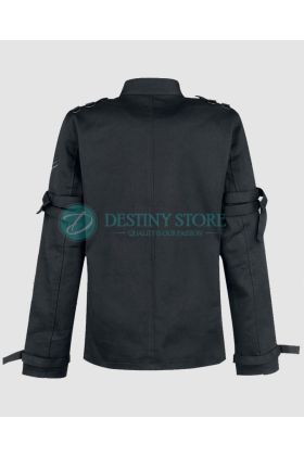 Black Gothic Fashion Rock Man Jacket