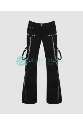 Black Heat Gothic Woman Trouser Pants