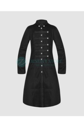 Military Straight Trench Gothic Coat