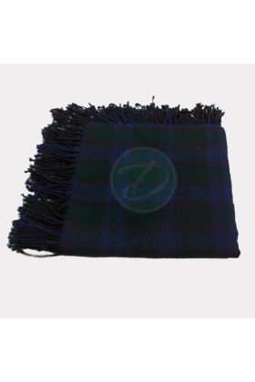 Black Watch Tartan Bagpipe Kilt Fly Plaid