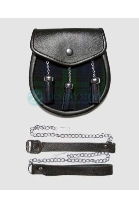 black watch matching tartan sporran