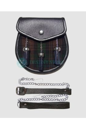 Brown Watch Matching Tartan Sporran