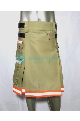 tan bunker gear firefighter kilt