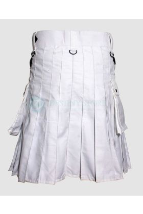 Deluxe White Kilt