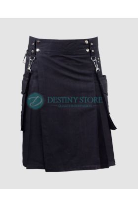 Fashion Kilt with Detachable Pockets