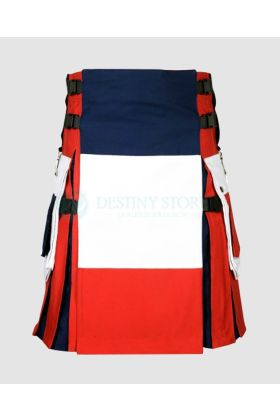 French Flag Patriotic Kilt